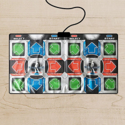 Mad Monkey - Retro Dance Mat (incl. 110 songs, 9 stages, 10 characters) - Toys